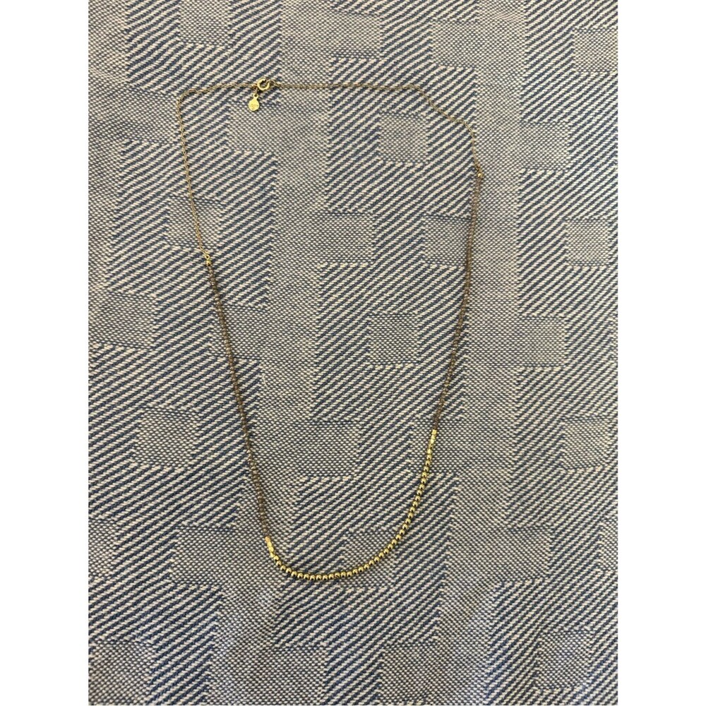 Delicate Gold Beaded Necklace